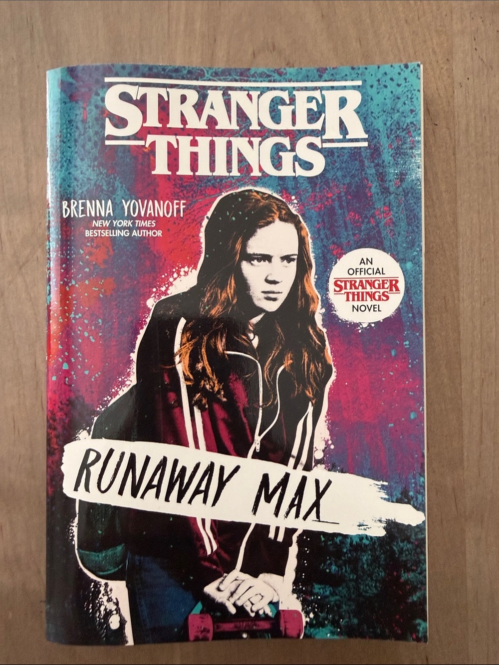 Stranger Things Runaway Max Varsity Jacket - Burgundy